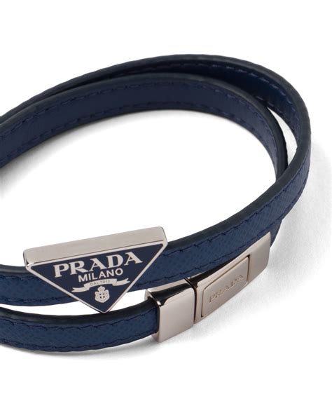 prada leather bracelet.